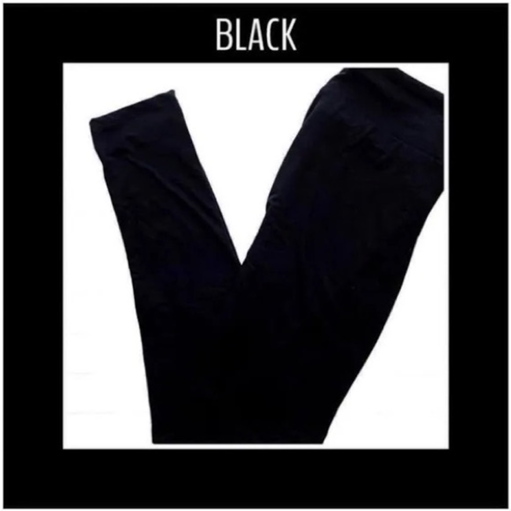 Lularoe Black Leggings Brand New one size OS, tall and curvy TC TC2 plus size